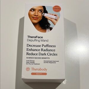 Therabody TheraFace Depuffing Wand - White